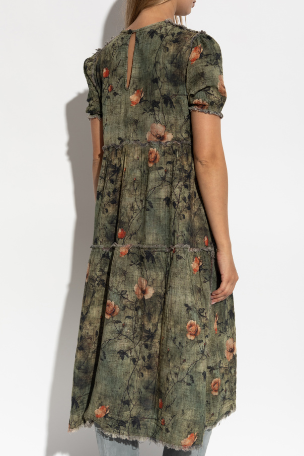 R13 Dress with floral motif