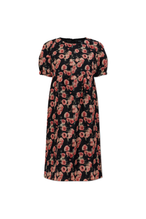 Dress with floral motif