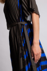 Proenza Schouler Pleated dress with band collar
