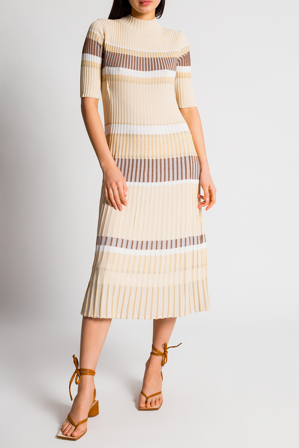 Proenza Schouler chain proenza Schouler White Label gingham pattern knit dress