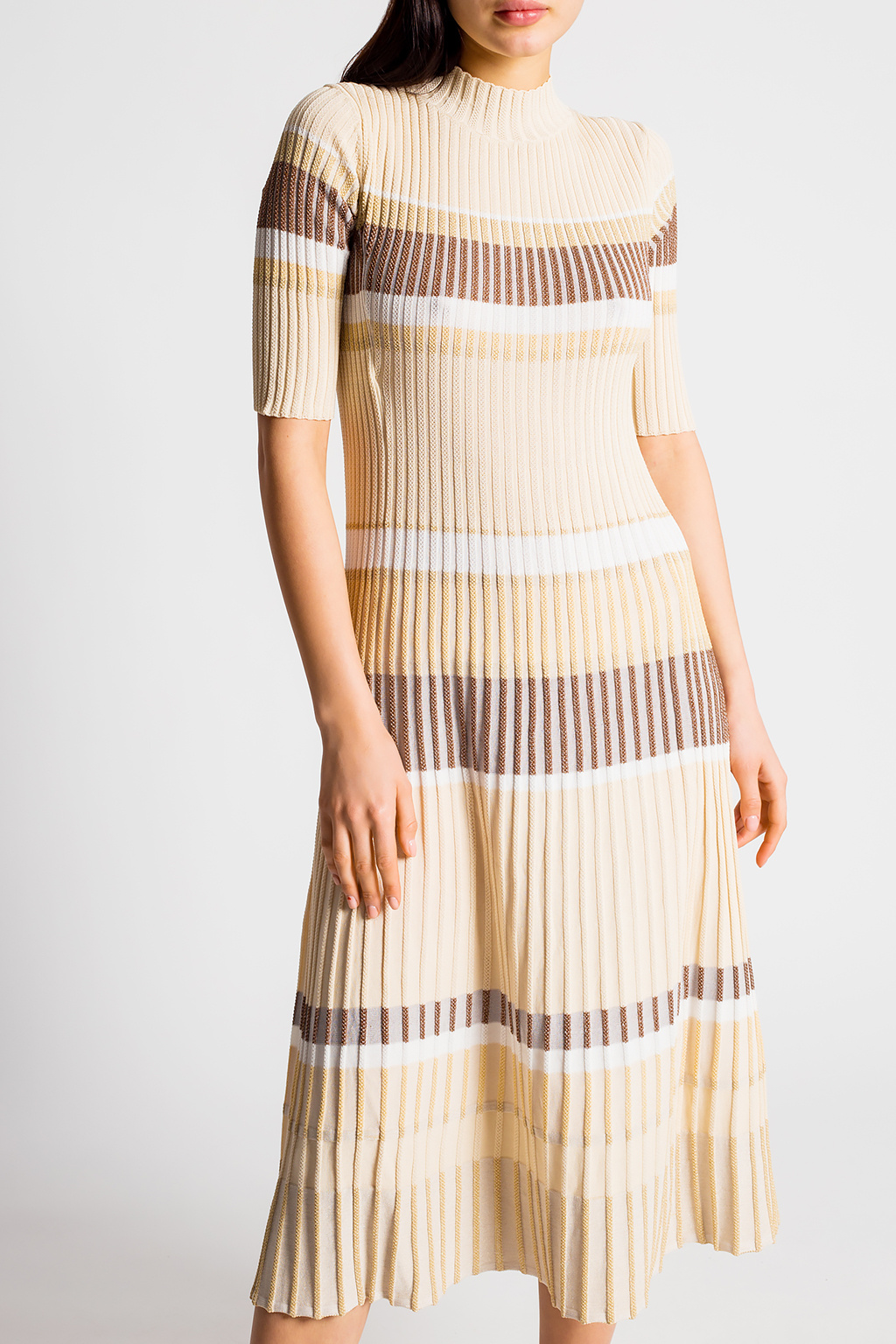 Proenza Schouler chain proenza Schouler White Label gingham pattern knit dress