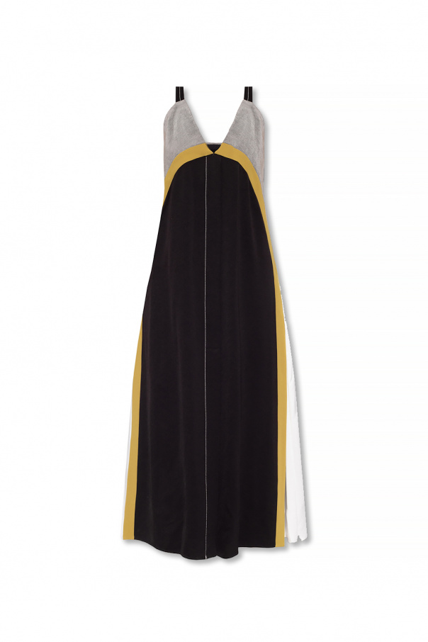 proenza logo-print Schouler Slip dress