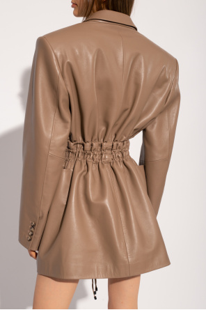 The Mannei ‘Irbid’ leather dress