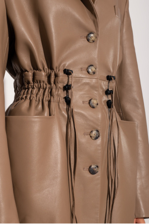 The Mannei ‘Irbid’ leather dress