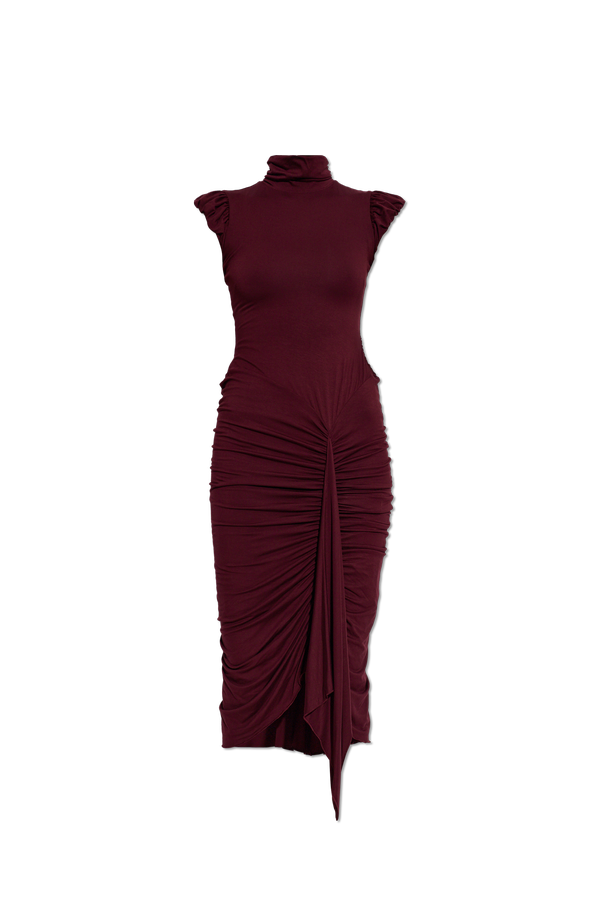 Dress with a stand-up collar od Blumarine