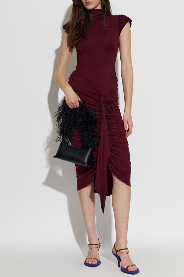Blumarine Dress with a stand-up collar