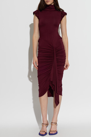 Blumarine Dress with a stand-up collar
