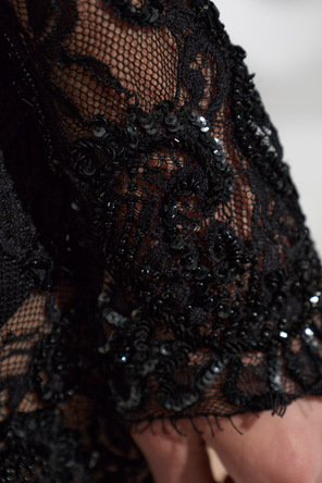 Blumarine Lace dress with shimmering sequins