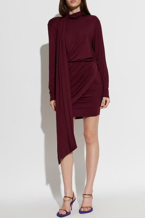 Blumarine Рокля с висока яка
