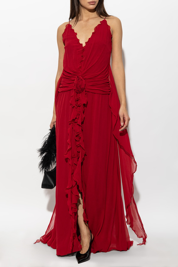 Blumarine Strappy dress with draping