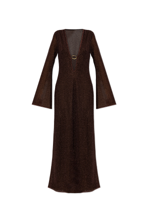 Dress with lurex thread