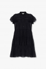 ROTATE Alice cut-out velvet dress