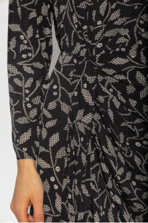 Marant Etoile ‘Dulce’ dress with geometric pattern