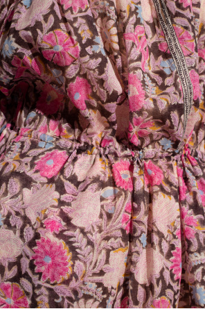 Marant Etoile ‘Greila’ Swingman dress with floral motif