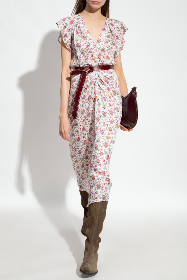 Isabel Marant ‘Lyndsay’ dress Diferenciado with floral motif