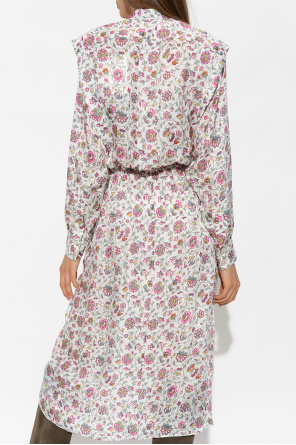 Isabel Marant Sukienka z motywem kwiatowym ‘Lokeya’