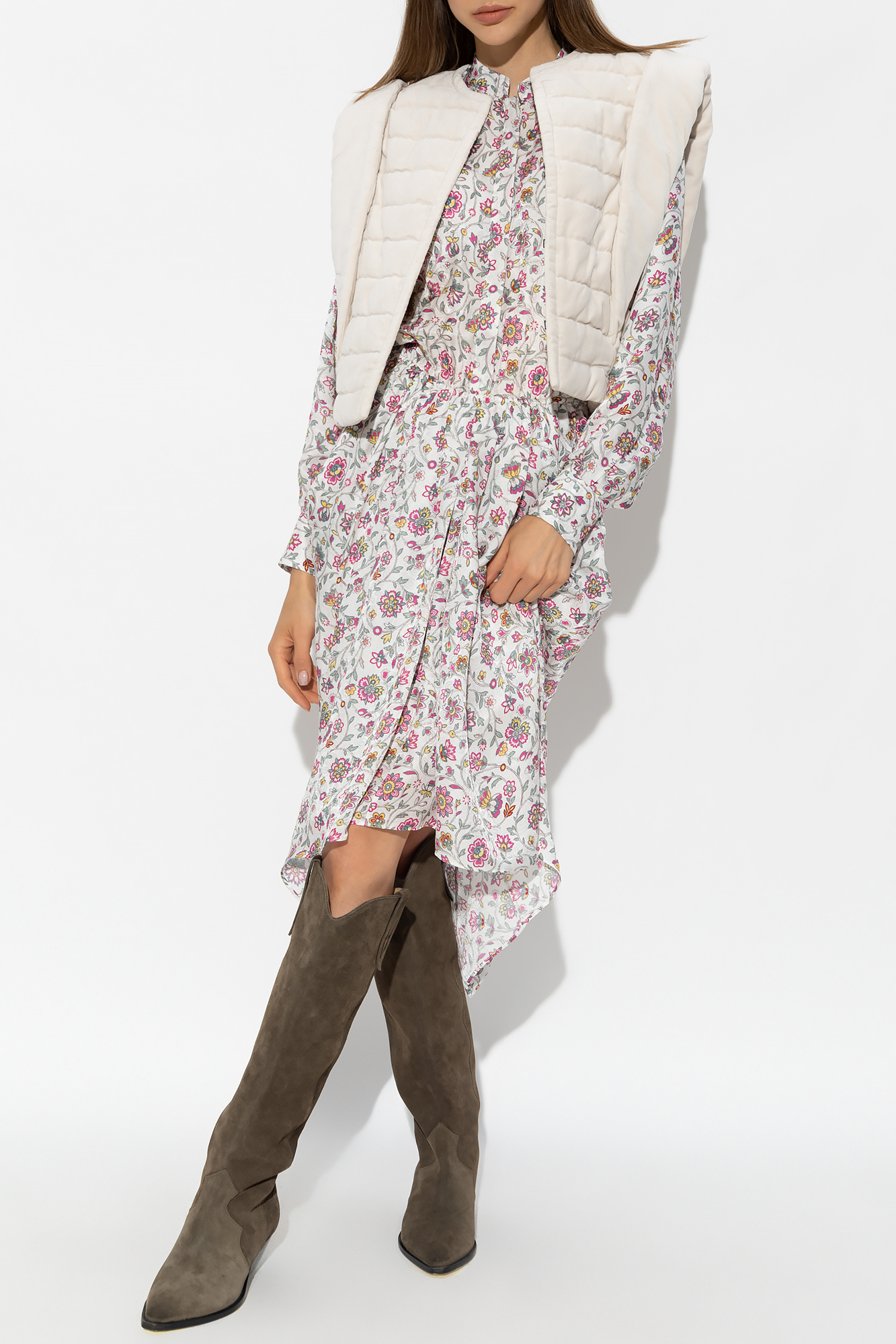 Isabel Marant ‘Lokeya’ dress with floral motif