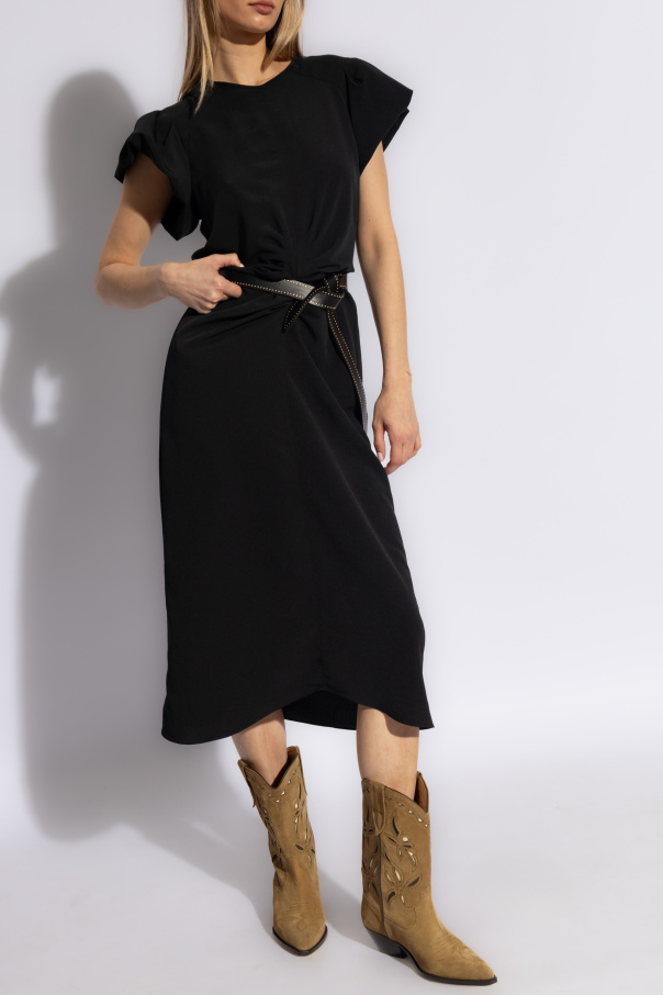 Isabel Marant Sukienka z krótkimi rękawami ‘Terena’