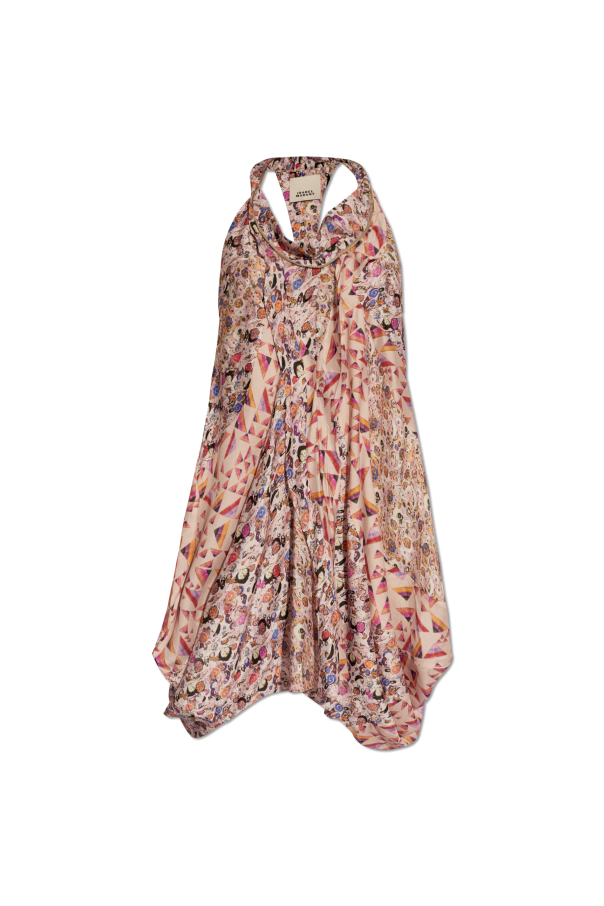 Isabel Marant Wzorzysta sukienka bez rękawów ‘Lisandre’