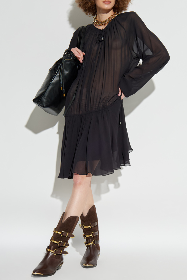 Marant Etoile Vestido transparente "Bess"