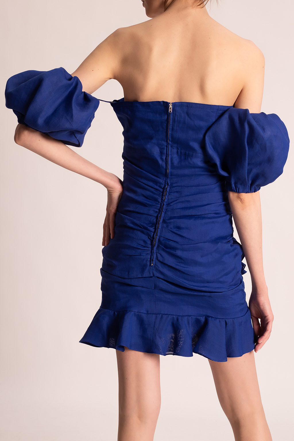 blue Short dress with open shoulders Isabel Marant - Vitkac GB