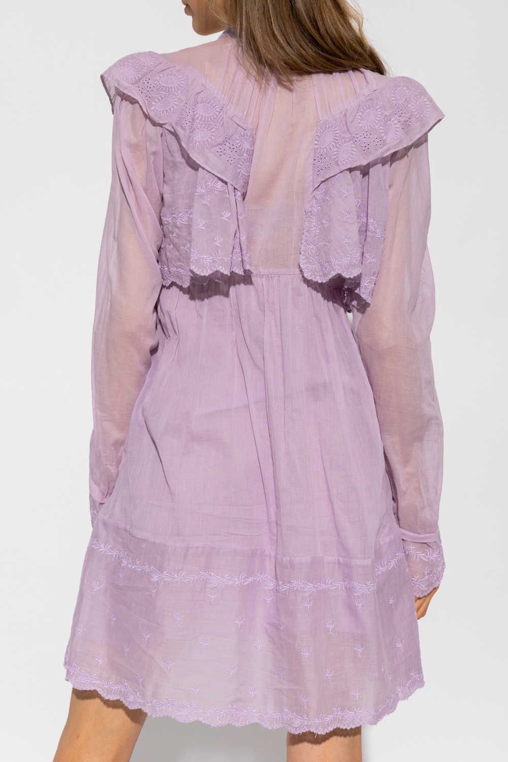 elisabetta franchi fringe skirt lace mini dress item ‘Limpeza’ dress