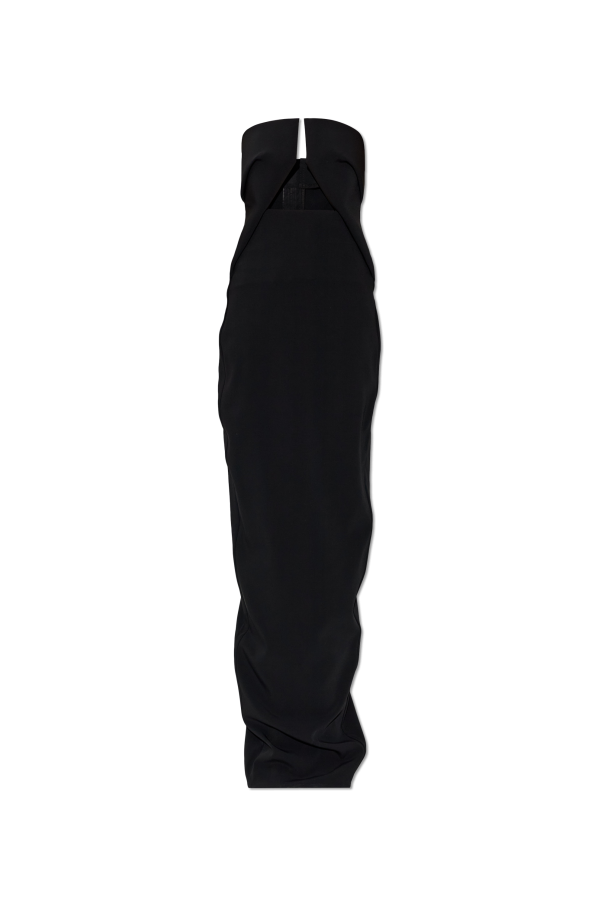 Off-shoulder dress od Rick Owens