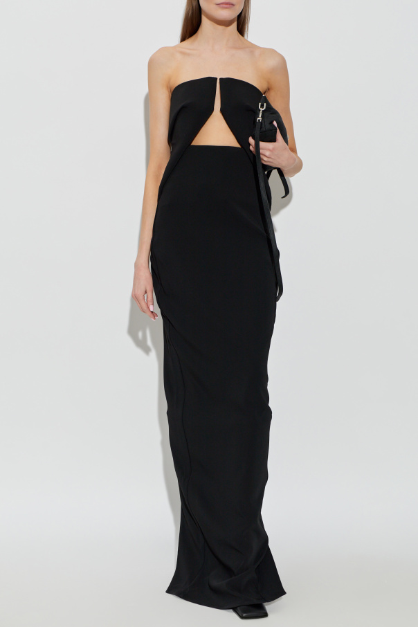 Rick Owens Vestido con hombros descubiertos