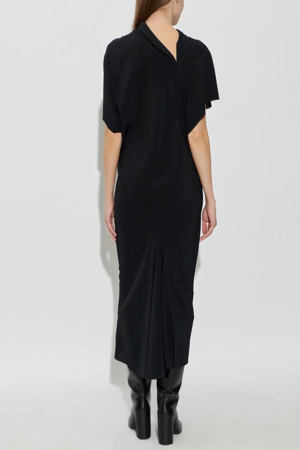 rick owens asymmetrical dress Black Calvin Klein Square Neck Sheath Dress