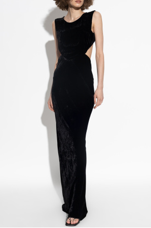 Rick Owens Sleeveless velvet dress