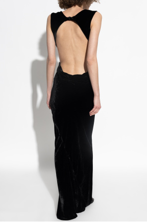 Rick Owens Sleeveless velvet dress