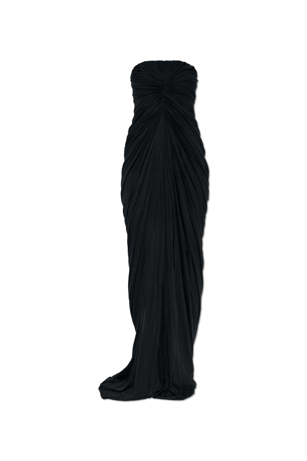 Off-shoulder dress od Rick Owens