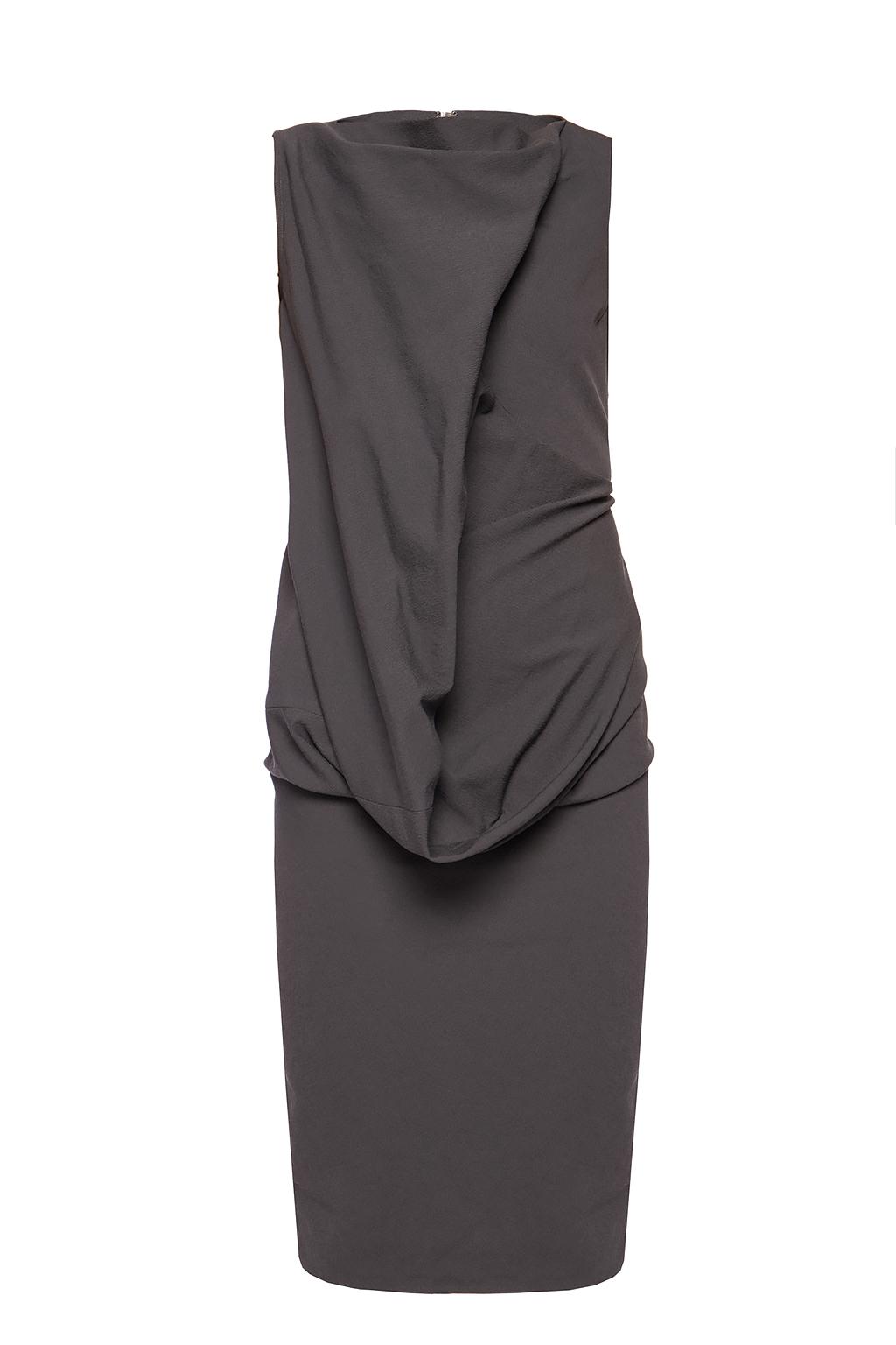 rick owens draped dress