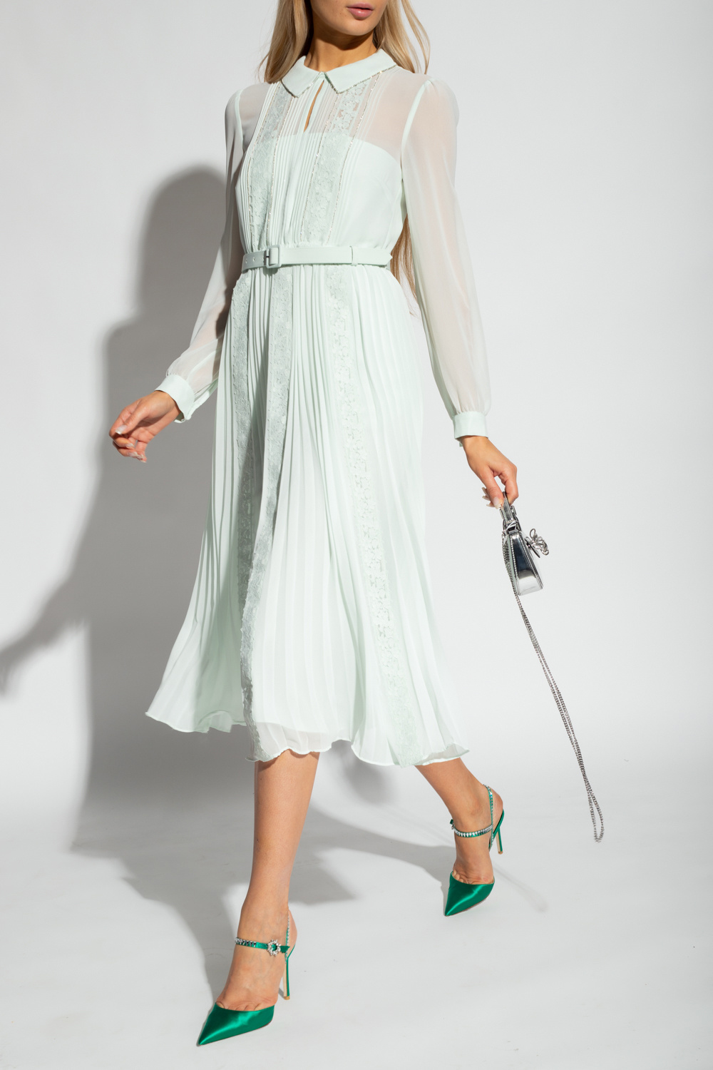 Self Portrait Pleated dress