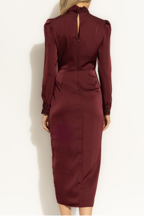 Self-Portrait Vestido satinado