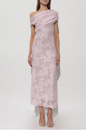 Self-Portrait Vestido de encaje con lentejuelas brillantes