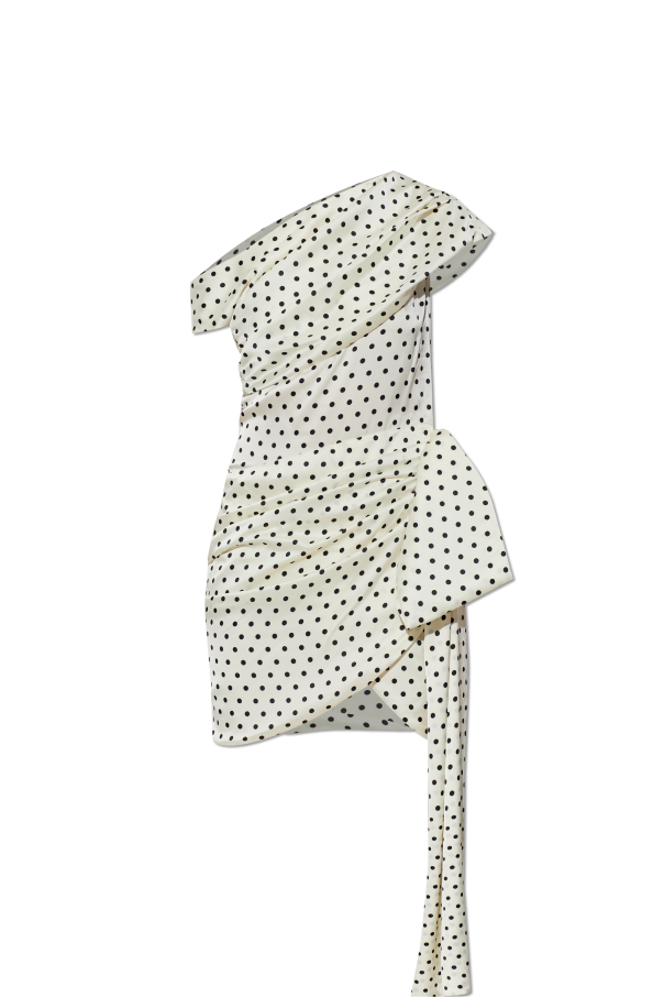 Self-Portrait Dress with polka dot pattern