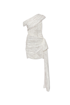 Vestido de encaje con lentejuelas brillantes