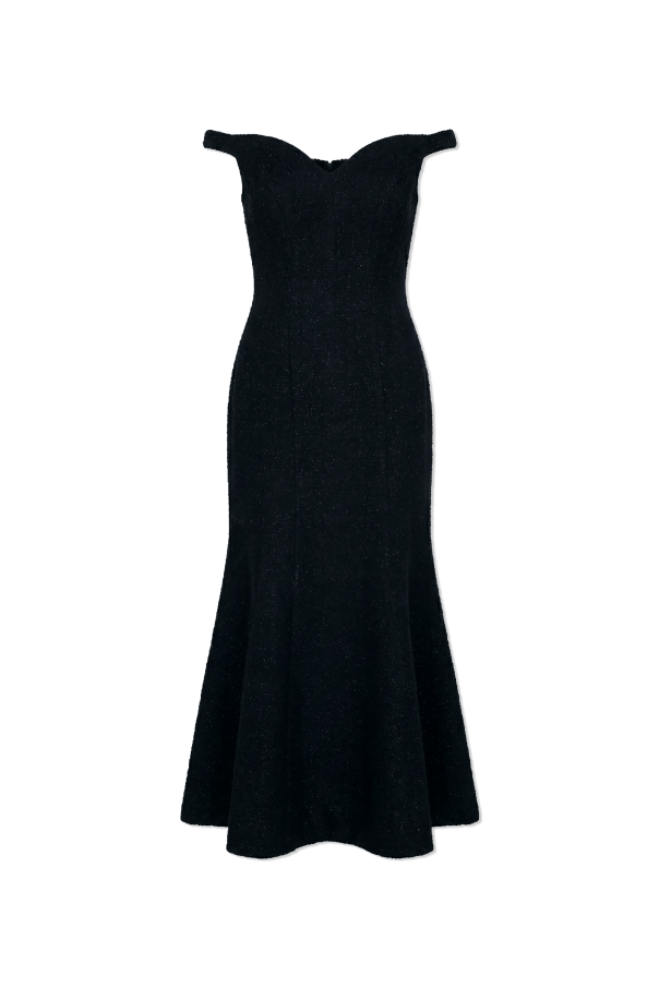 Tweed dress with straps od Self-Portrait