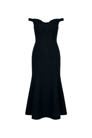 Vestido de tweed de tirantes