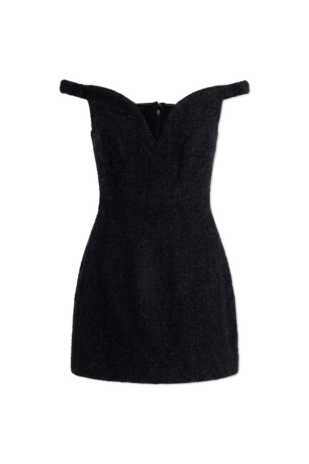 Tweed dress with straps od Self-Portrait