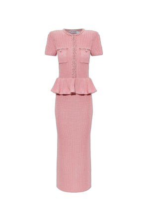 Vestido con cuentas decorativas