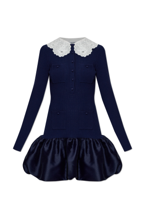 Kleid mit abnehmbarem Kragen