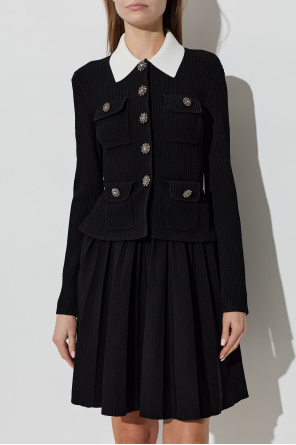 Self-Portrait Dress made of combined fabrics