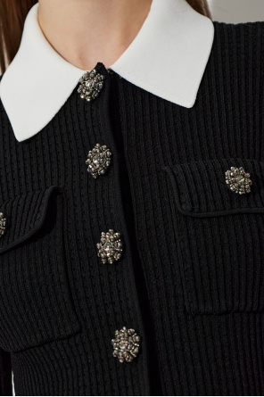 Self-Portrait Dress made of combined fabrics