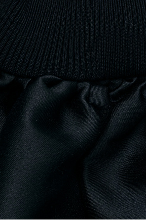 Self-Portrait Vestido de materiales combinados