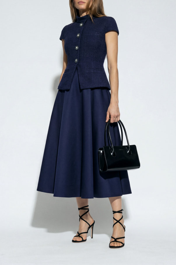 Self-Portrait Dress made from combined fabrics