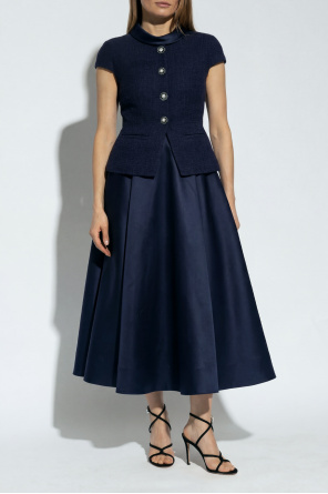 Self-Portrait Dress made from combined fabrics