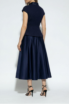 Self-Portrait Dress made from combined fabrics