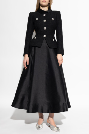 Self-Portrait Dress made of combined fabrics